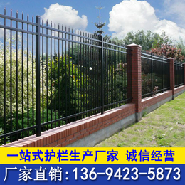 围墙防攀爬围栏 中山铁艺护栏 广州锌钢护栏生产厂 防撞围栏