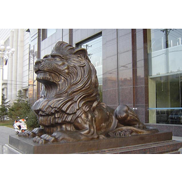 怡轩阁雕塑-铜狮子-大型铜狮子价格