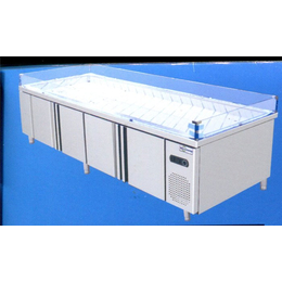 阶梯型冰台展示柜价格-山东冠威制冷保鲜柜