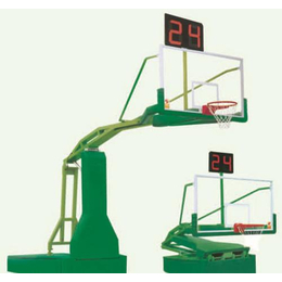 冀中体育公司、临沧液压篮球架、公园用遥控液压篮球架