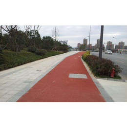 江西景德镇彩色景观路面由道路改色喷涂剂打造
