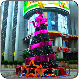 大型圣诞树装饰、华亦彩景观来图定制、河源大型圣诞树
