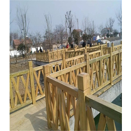 水泥预制仿木护栏-仿木护栏-金寨瑞阳园林建材