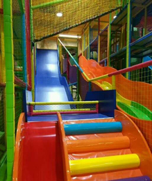 *大滑梯90度垂直滑梯弹性网格综合乐园室内儿童游乐设备厂家