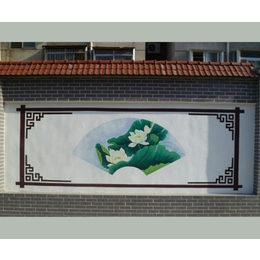 青岛文化墙彩绘,山东新鸿彩绘*,文化墙彩绘价格