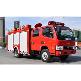 国五东风蓝牌水罐消防车2吨小型消防车价格