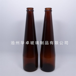 沧州华卓加工制作450ml棕色酒瓶 玻璃酒瓶 可定制