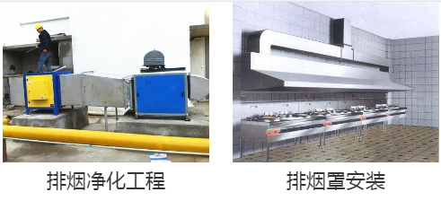 食堂排烟系统工程_*上海闵行区油烟管道安装制作