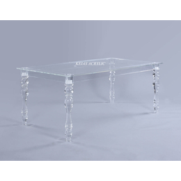 供应有机玻璃水晶桌子 透明亚克力PMMA家具桌 可定制