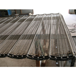 惠州输送带-螺旋丝编织输送带网-载重大黑铁板输送带