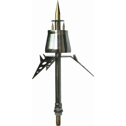 地凯提前放电避雷针 1米单针不锈钢避雷针 镀铜避雷针