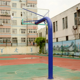 社区单臂凹箱式篮球架、益泰体育(在线咨询)、嘉兴箱式篮球架