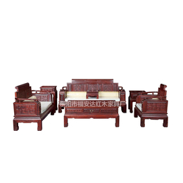 印尼黑酸枝|东阳福安达红木家具|印尼阔叶黄檀麒麟沙发