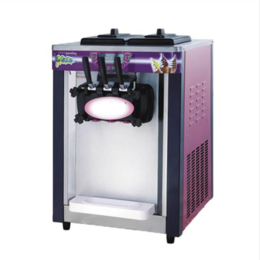 电动台式小型冰激淋机 商用三色软冰淇淋机厂家