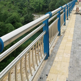 山东龙哲护栏(图)|桥梁防撞栏杆|防撞栏杆
