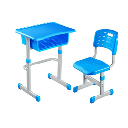 单人塑钢学生课桌椅