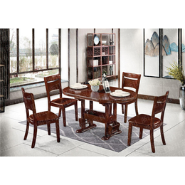 瑞升餐桌椅款式多样(图)、美式橡胶木餐桌品牌、橡胶木餐桌