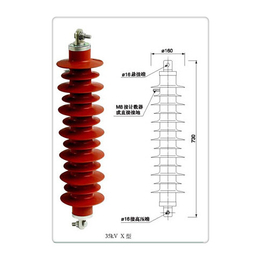 直销高压氧化锌避雷器HY5WX-51-134