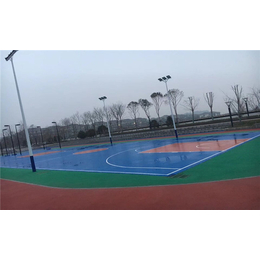水性硅pu球场施工_南京篮博体育设施_南京水性硅pu球场