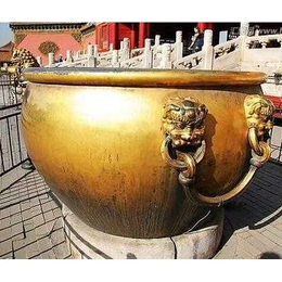江苏铸铜大缸、旭升铜工艺品、铸铜大缸如何制作