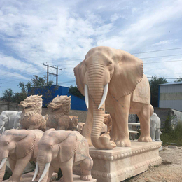 石大象雕塑|旺通雕塑厂家|私人公馆石大象雕塑生产厂家