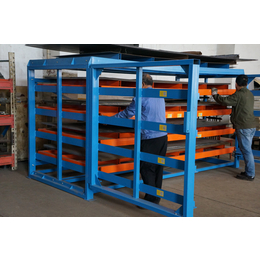 浙江抽屉式板材货架 放钢板的架子 板材平放 伸缩抽屉结构