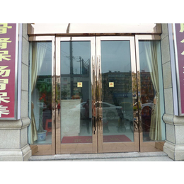 天津南开区安装钢化玻璃门厂家定制无框玻璃门