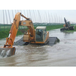 河道清淤单价|达州河道清淤|文淼沼泽地挖机出租