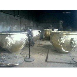 铜大缸制作|恒天铜雕|香港铜大缸