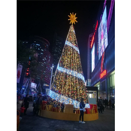华亦彩景观来图定制、led大型圣诞树、牡丹江大型圣诞树