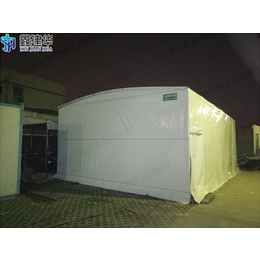 番禹区推拉雨棚可设计雨篷安装方案和伸缩固件及篷布