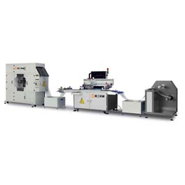 惠州丝印机厂家-全自动不干胶标签丝印机 网版自动追边系统