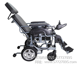 贝珍电动轮椅车 可抬腿后躺 自动刹车 锂电池15安