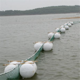 供应养鱼区水域建设规划滚塑PE直径35cm串联式小型浮球缩略图