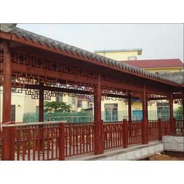 碳化木花架生产厂家,扬州花架, 南京典藏装饰公司