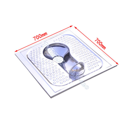 城市公厕改造用不锈钢蹲便器 不锈钢大便器 带防臭 *款