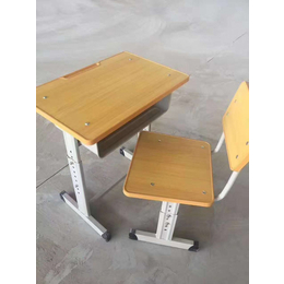 陕西课桌椅厂 定制生产学生课桌椅 托管班课桌椅 桌椅可升降  