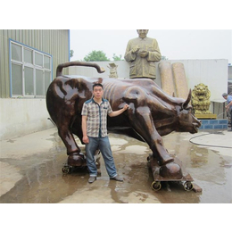 铜牛、大型铜牛雕塑制作、博创雕塑(****商家)