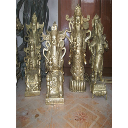 铜财神、大型佛像雕塑、纯铜财神爷