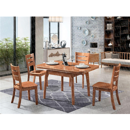 橡胶木餐桌、欧式橡胶木餐桌定制、瑞升家具(推荐商家)