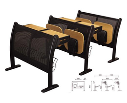 多媒体教学生连排椅厂家生产 