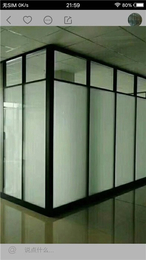 办公室玻璃隔断型材参数-威海玻璃隔断型材-亮雅装饰厂家*