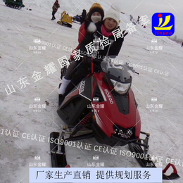 徜徉在雪的世界大型雪地摩托车 冰上沙滩车雪地卡丁车