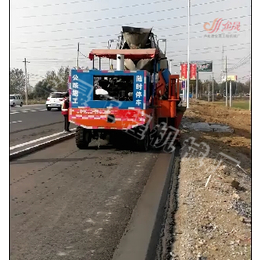 来自华北地区的金晟 预制公路路肩一次成型机水沟滑模机欢迎考察