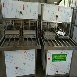   郑州全自动豆腐机 盛隆一次成型气压自动双盒豆腐机