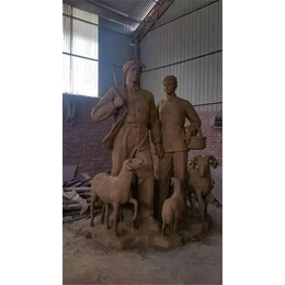 步行街人物铜雕塑定做_天津步行街人物铜雕塑_博轩雕塑厂