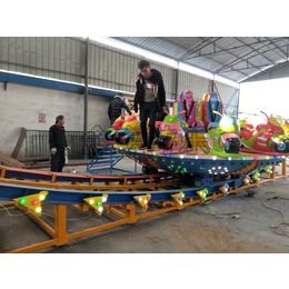 轨道12米新型空中飞碟儿童游乐设备 郑州金宝品质供应