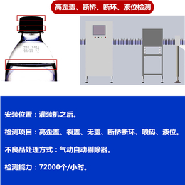 高速在线检测-视觉在线检测设备-食用油瓶高速在线检测