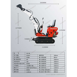 供应厂家*2018新款小型挖掘机山东华科06小型钩机