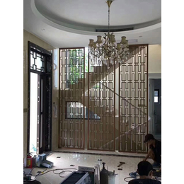 厦门不锈钢屏风|国华泰金属制品公司(图)|青古铜不锈钢屏风